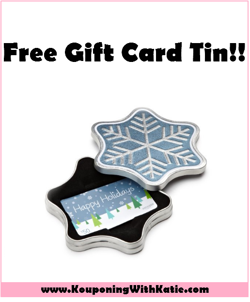 FREE Gift Card Tin With Amazon Gift Card Purchase; Arrives